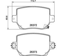 BREMBO Kit pastiglie freno, Freno a disco P09030