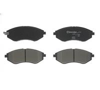 BREMBO pastiglie freno P10057 133,2x48,9 spessore 17,8 mm con avvisatore acustico