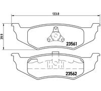 Pastiglie freno P 11 010 BREMBO per CHRYSLER DODGE PLYMOUTH