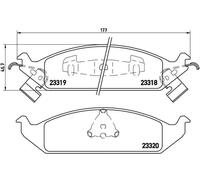 Brembo P 11 011 - Pastiglia Freno - Anteriore