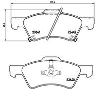 Brembo P 11 015 - Pastiglia Freno - Anteriore