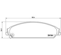 Brembo P 11 017 - Pastiglia Freno - Anteriore