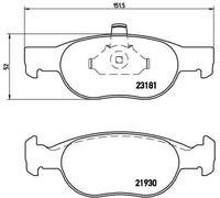 Pastiglie freno P 23 125 BREMBO per LANCIA FIAT