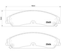 BREMBO Kit pastiglie freni