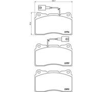 Brembo P 23 154 - Pastiglia Freno - Anteriore