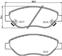 Pastiglie freno P 23 178 BREMBO per FIAT TIPO Tre volumi TIPO Hatchback