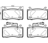 Pastiglie freno Brembo Anteriore P 23 187. Set di 4