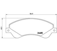 Pastiglie freno P 24 065 BREMBO per FORD TRANSIT Autobus TRANSIT TOURNEO Autobus