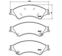 Brembo P 24 153 - Pastiglia Freno - Anteriore