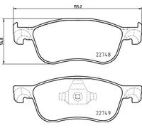 Pastiglie freno P 24 210 BREMBO per FORD FIESTA VII FIESTA VII Van