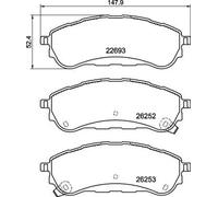 BREMBO Kit pastiglie freno, Freno a disco P24235