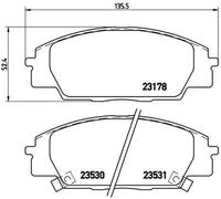 Brembo Kit Pastiglie Freno P28032