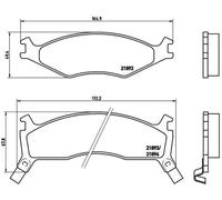 Pastiglie freno P 30 006 BREMBO per KIA SPORTAGE SUV
