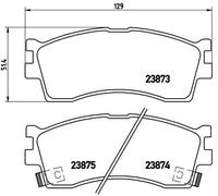 Pastiglie freno P 30 016 BREMBO per KIA SEPHIA CLARUS RIO I Hatchback ROADSTER