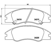 BREMBO P 30 042 Kit pastiglie freno, Freno a disco per KIA,KIA (DYK)