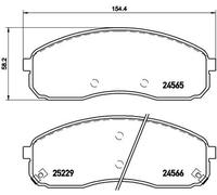 BREMBO P 30 058 Kit pastiglie freni