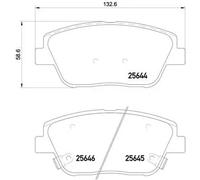 BREMBO P 30 066 Kit pastiglie freni