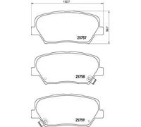 Pastiglie freno P 30 070 BREMBO per HYUNDAI KIA