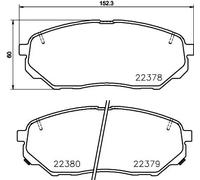 Brembo P 30 086 - Pastiglia Freno - Anteriore