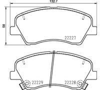 Pastiglie freno Brembo P 30 098, anteriore. Set di 4