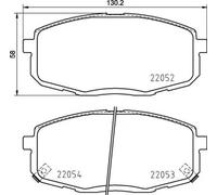 Pastiglie freno Brembo P 30 099, anteriore. Set di 4