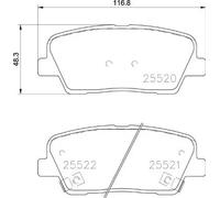 BREMBO P 30 104 Kit pastiglie freni