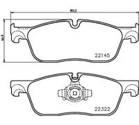 BREMBO Kit pastiglie freno, Freno a disco P 36 035