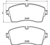 Pastiglie freno P 36 036 BREMBO per JAGUAR E-PACE