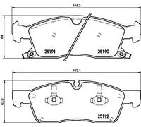 Brembo P 37 015 - Pastiglia Freno - Anteriore