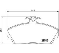 Brembo P 44 010 - Pastiglia Freno - Anteriore
