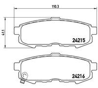 Pastiglie freno P 49 042 BREMBO per MAZDA MPV II