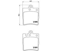 BREMBO P 50 033X Brake Pad