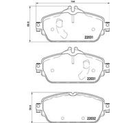 Brembo P 50 119 - Pastiglia Freno - Anteriore