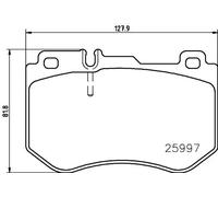 Brembo P 50 123 - Pastiglia Freno - Anteriore