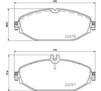 Brembo P 50 124 - Pastiglia Freno - Anteriore