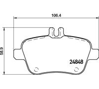 BREMBO P 50 140 Brake Pad