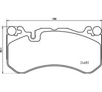 BREMBO P 50 142 Kit pastiglie freni