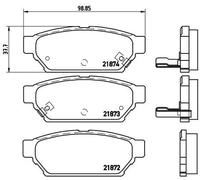 BREMBO P 54 016 Kit pastiglie freni