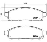 Pastiglie freno P 54 038 BREMBO per MITSUBISHI FIAT