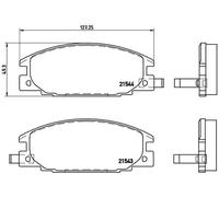 Pastiglie freno P 59 015 BREMBO per ISUZU OPEL