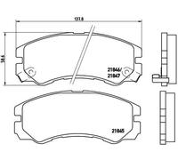 BREMBO P 59 020 Kit pastiglie freni