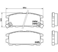 Brembo Kit Pastiglie Freno P59021