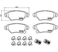 BREMBO P 59 031 Kit pastiglie freni