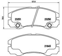 Pastiglie freno P 59 033 BREMBO per OPEL FRONTERA B