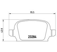 Brembo Kit Pastiglie Freno P59037
