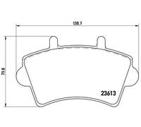BREMBO P 59 039 Kit pastiglie freni