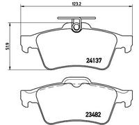 Pastiglie freno P 59 042X BREMBO per JAGUAR CITROËN MAZDA FORD CADILLAC SAAB