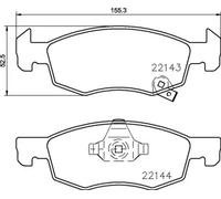 Brembo P 59 084 - Pastiglia Freno - Anteriore