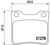 Brembo Kit Pastiglie Freno P61058