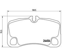 Pastiglie freno P 65 013 BREMBO per PORSCHE 911 Cabriolet 911